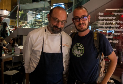 Roberto Liberati con Edoardo Iervolino, pr e ufficio stampa food